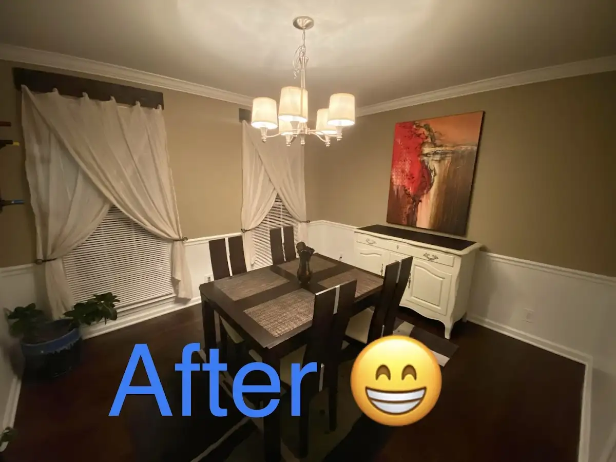 Professional dining room restoration after water damage in Sandown